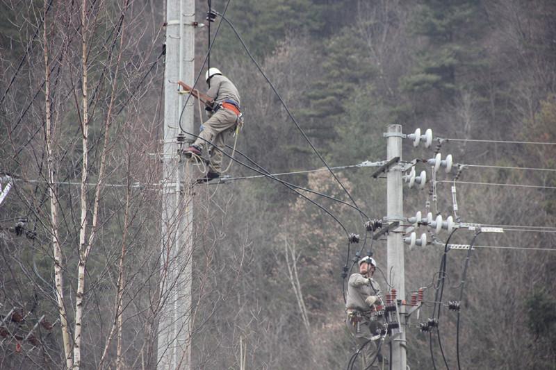 陜西地電留壩供電分公司：實(shí)施農(nóng)石線、索道線分網(wǎng)改造