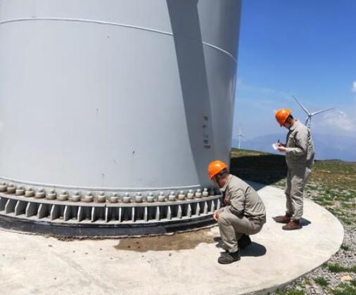 賴石山風電場積極行動應對地震災情