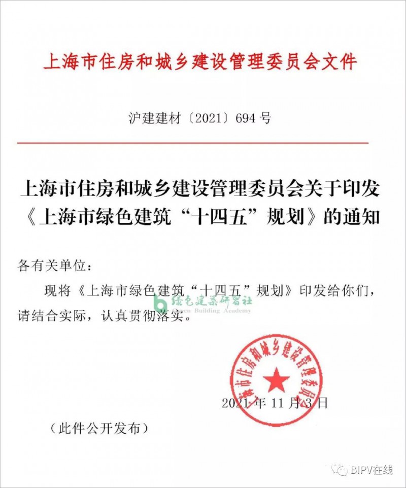 推進(jìn)新建建筑安裝光伏，超低能耗建筑不少于500萬平！