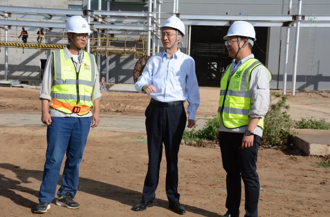 中國能建建筑集團黨委委員、副總經(jīng)理汪公河到正寧百萬項目調(diào)研指導(dǎo)