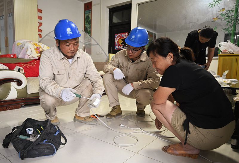 國網江蘇電力睢寧縣供電公司:“三個走進”為中秋用電“把脈問診”